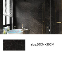 Adhesive Marble Wallpaper Waterproof Wall Stickers Kitchen Bathroom Living Room TV Background Renovation Wallboard Decor