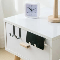 -Shaped Metal Hook Cabinet Door Hanging Rack Gadgets Holders Desk Shelves Kitchen Utensils Storage Organizer Bathroom Accessori