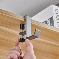Multi-functional Desk Side Hook Portable Punch-free Hanging Bag Hook Removable Handbag Rack Purse Holder Home Organization