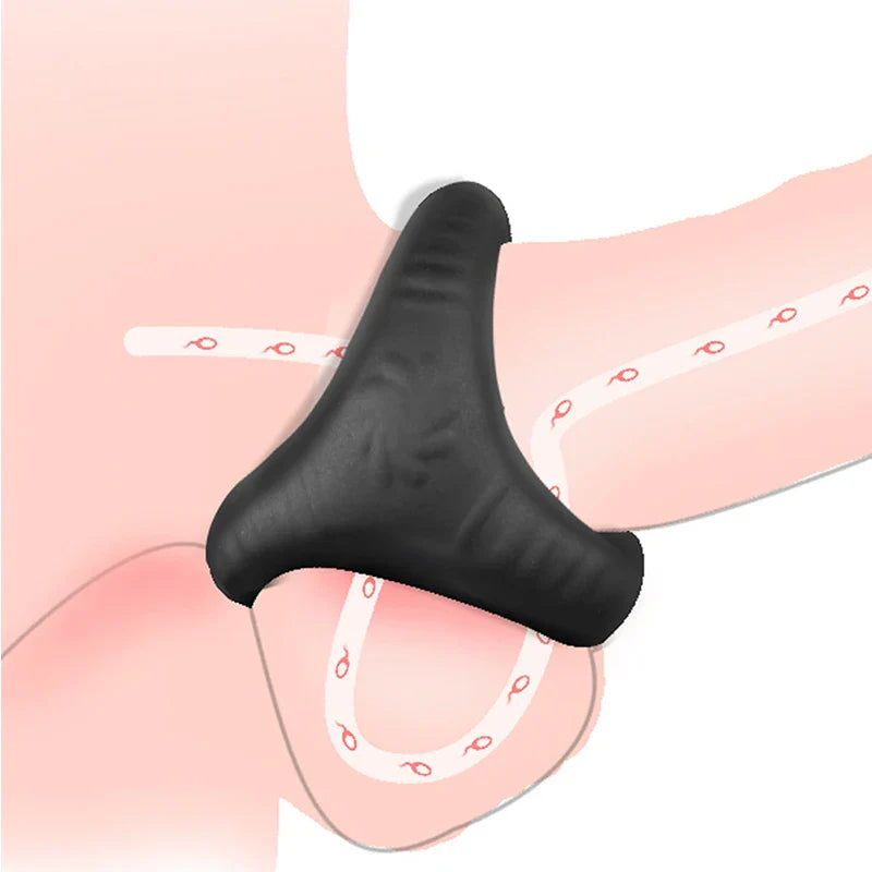 Men Delay Reusable Stronger Erection Double Cocking Rings Masturbating Sex Toys