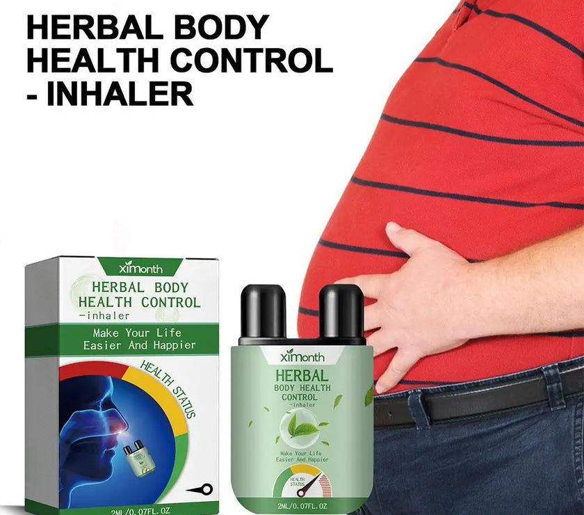 2ml Herbal Body Health Control Inhaler Cleaning Nasal Liver Cleanser With Vegan Repair Nasal Suction Stick Body Care