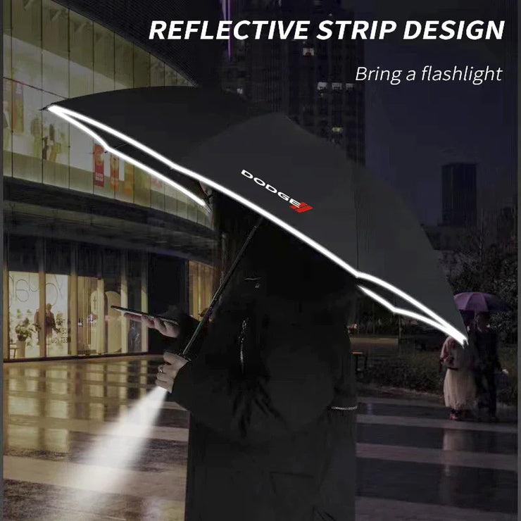 Dodge Durango Challenger RAM 1500 Dart Journey Charger Avenger Srt RT Car Fully Automatic Reflective Umbrella Folding Sunshade