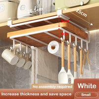 Cabinet Basket Storage Shelf Cutting Board Rack Kitchen Closet Rack