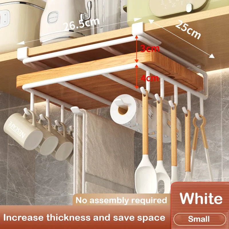 Cabinet Basket Storage Shelf Cutting Board Rack Kitchen Closet Rack