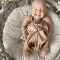 23inch Unfinished Reborn Doll Kit Mila Toddler Fresh Color DIY Soft Touch with Body and Eyes
