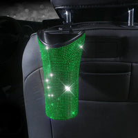 Bling Diamond Car Umbrella Storage Box Multifunctional Organizer Barrel Auto Folding Hanging Water Bottles Rack Umbrella Bucket