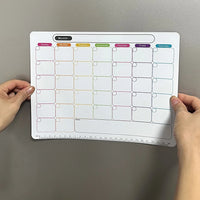 1pc Dry Erase Calendar Magnetic Calendar For Refrigerator Monthly Fridge Calendar 43*33CM Home Decor  Accessories