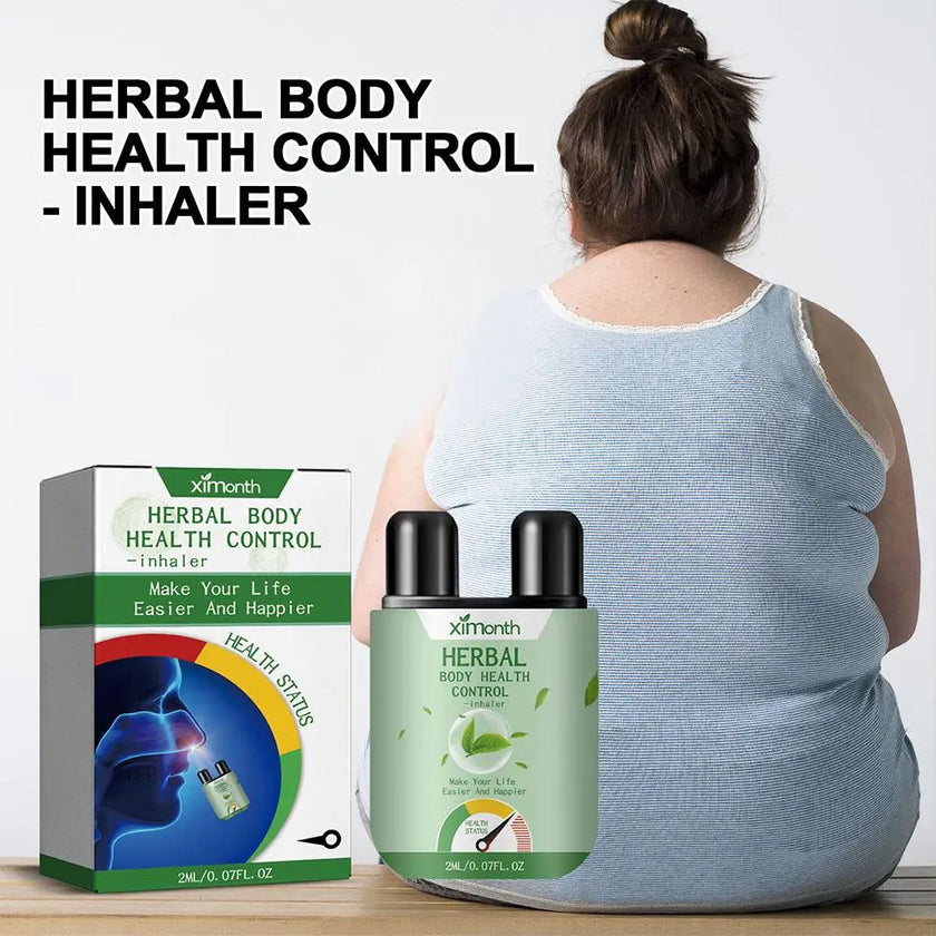 2ml Herbal Body Health Control Inhaler Cleaning Nasal Liver Cleanser With Vegan Repair Nasal Suction Stick Body Care
