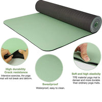 -slippery tpe yoga mat