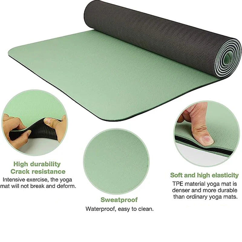-slippery tpe yoga mat