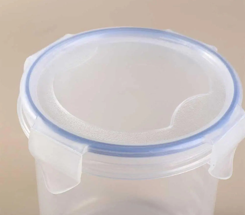 Durable Airtight Food Sealed Boxes Cylindrical Leakproof Sugar Flour Nut Food Container Home Organization Supplies