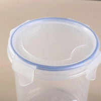 Durable Airtight Food Sealed Boxes Cylindrical Leakproof Sugar Flour Nut Food Container Home Organization Supplies