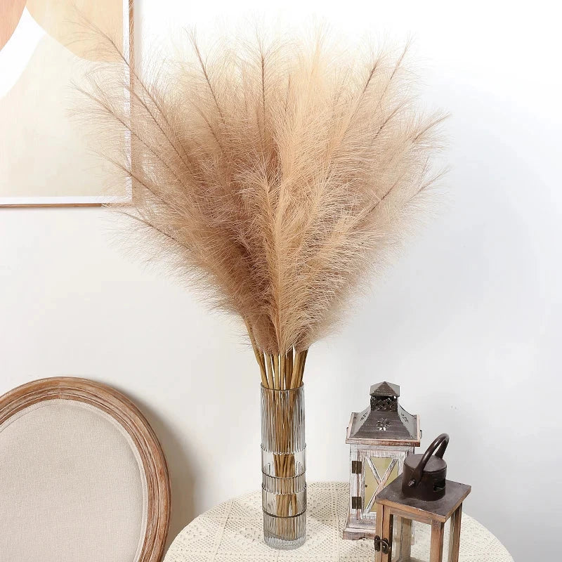 home decor garden wedding decoration outdoor fake flowers simulation reed