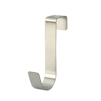 -Shaped Metal Hook Cabinet Door Hanging Rack Gadgets Holders Desk Shelves Kitchen Utensils Storage Organizer Bathroom Accessori