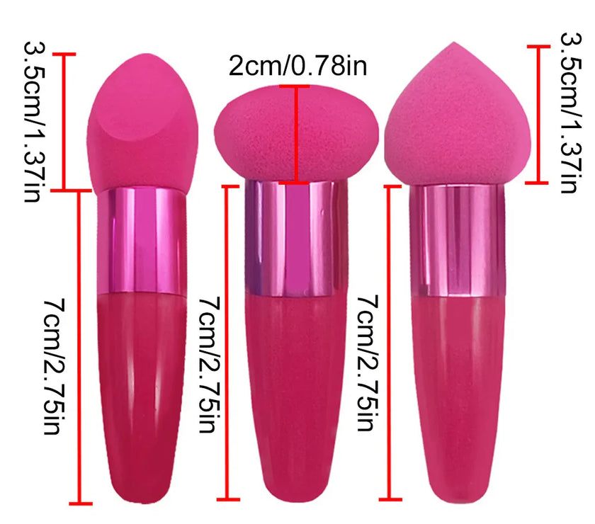 powder cosmetic puffnumber