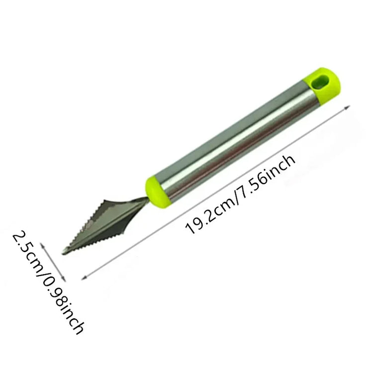 Fruit Push Knife Double Head Melon Baller Scoop Triangular Shape Peeler Vegetable Slicer Fruit Platter Watermelon Kitchen Tool