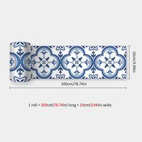 10X200cm Long Strip Wall Stickers Floor Kitchen Bathroom Living Room Skirting Line Wall Decor Waterproof Peel & Stick Wallpaper