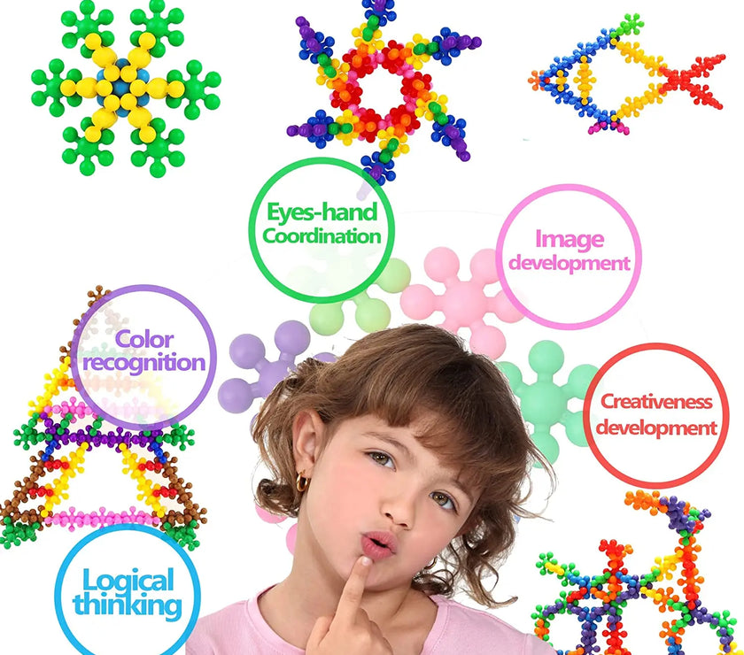 400 Pieces Building Blocks Kids Stem Toys Montessori Toys