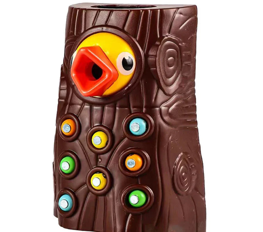 Children Woodpecker Catch Worms Toy Toddler Kids Magnetic Games