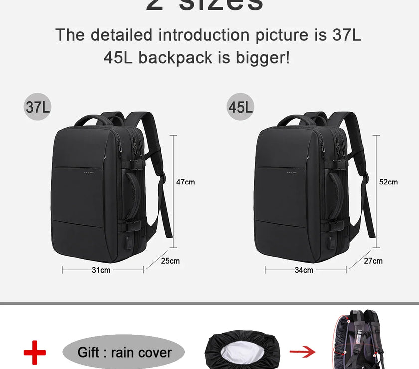 Laptop Backpack Man Large Capacity Hiking Travel Bag Male Backpacks Women