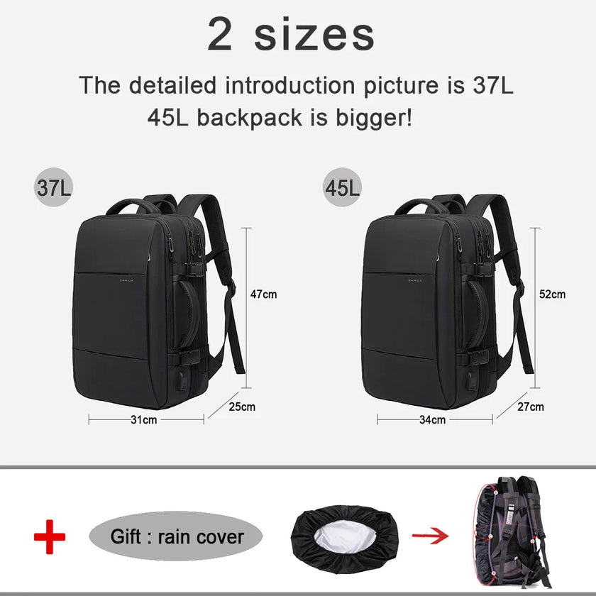 Laptop Backpack Man Large Capacity Hiking Travel Bag Male Backpacks Women