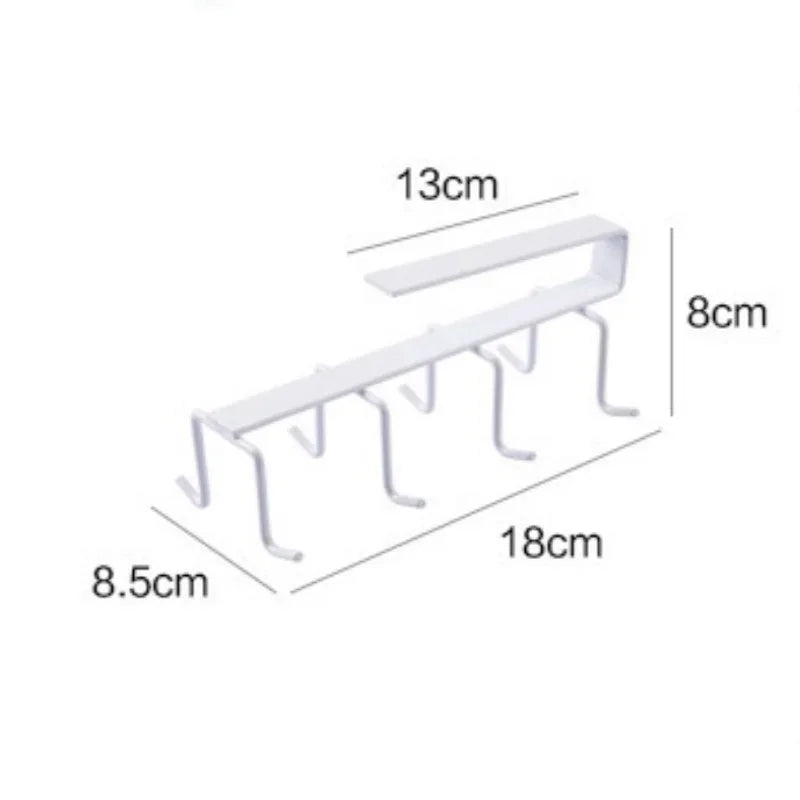Shelf Storage Rack Organizer Hook Home Organization
