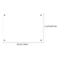 Magnetic Calendar Whiteboard Pen Dry Erase Calendar Fridge Magnetic Clear Acrylic Grocery List Pad