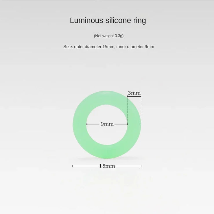 Outdoor Camping Equipment Luminous Ring Nails Edc Gadgets Multifunctional Silicone Ring Tent Camping Accessories Hiking