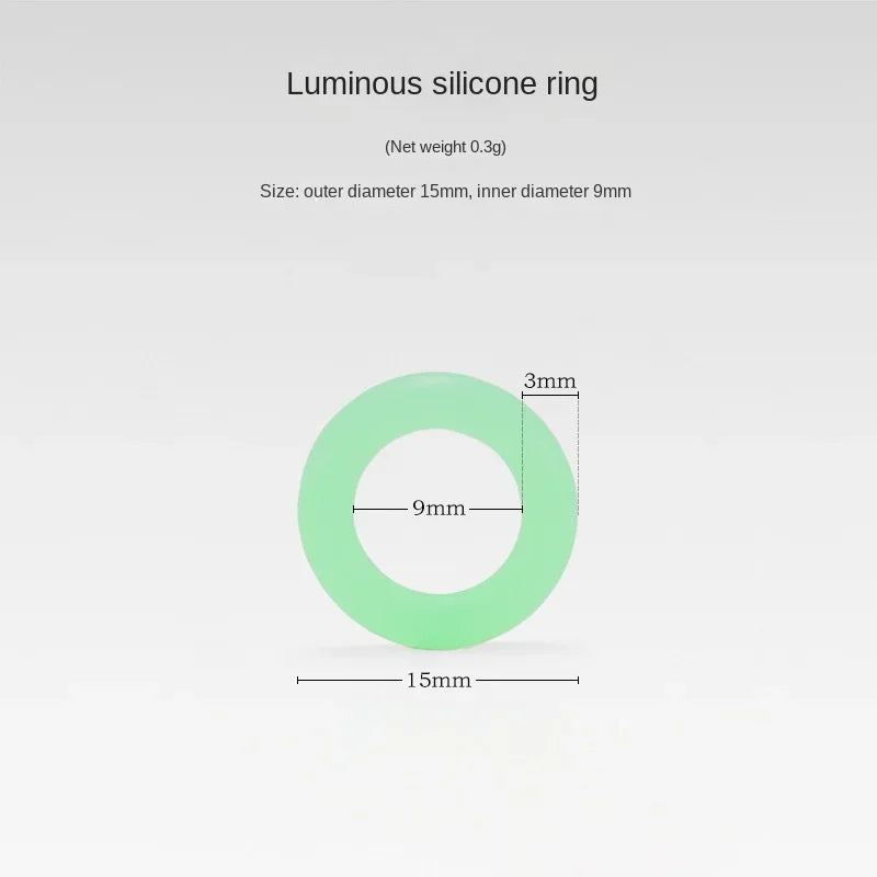 Outdoor Camping Equipment Luminous Ring Nails Edc Gadgets Multifunctional Silicone Ring Tent Camping Accessories Hiking