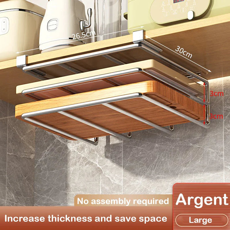 Cabinet Basket Storage Shelf Cutting Board Rack Kitchen Closet Rack