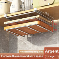 Cabinet Basket Storage Shelf Cutting Board Rack Kitchen Closet Rack