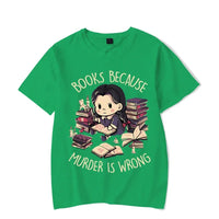 Wrong Letter Women Short Sleeves Harajuku Fashion Oversize Study Tee