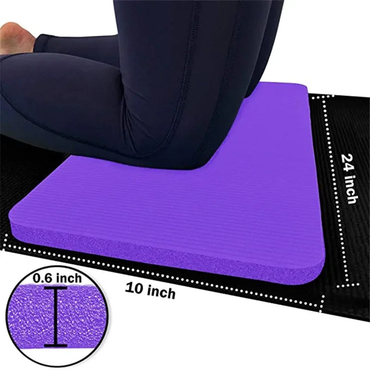 Slip Auxiliary Exercise Fitness Pilates Mat Foldable Portable Sweat Proof Yoga Knee Mat