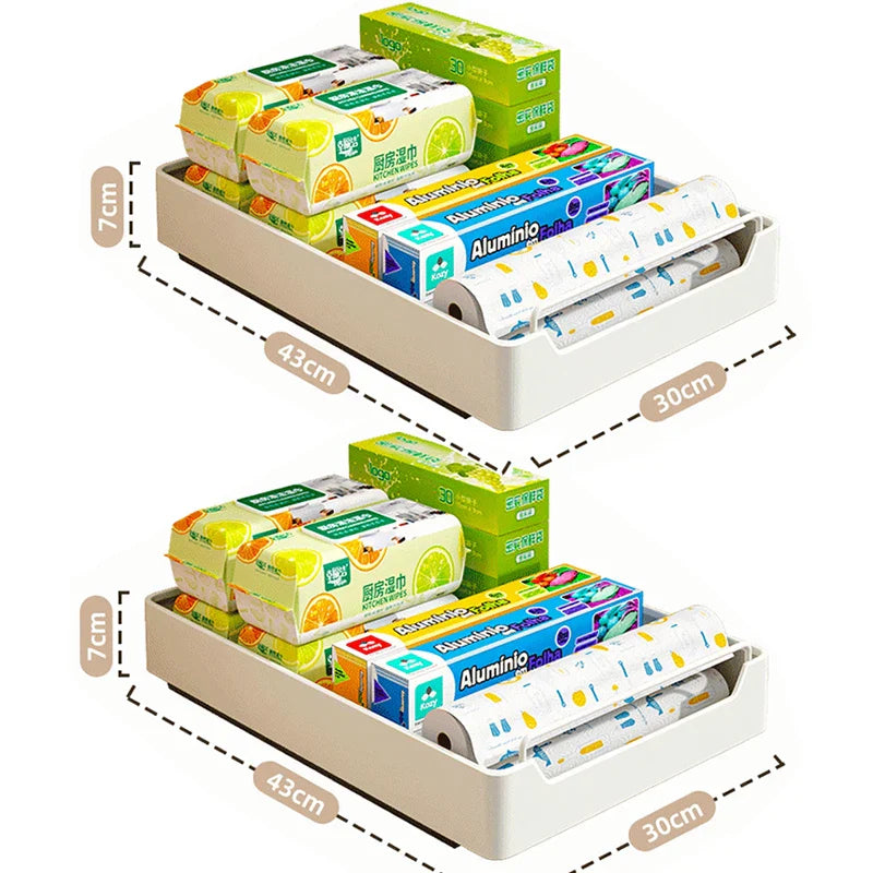 Installation Kitchen Spice Box Storage Rack Cabinets Organizer