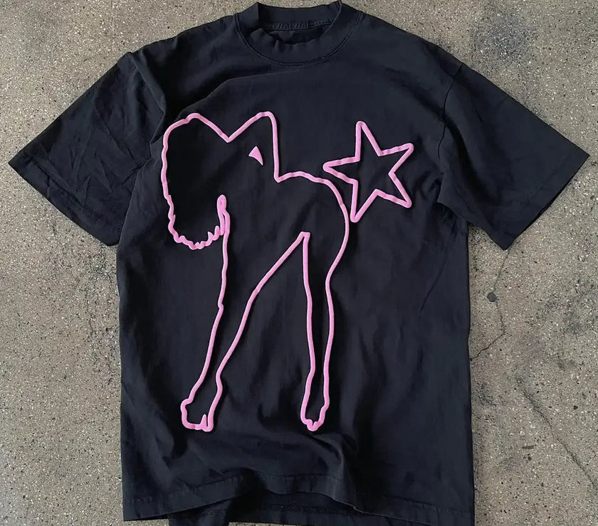 shirt Couples y2k tops hiphop goth