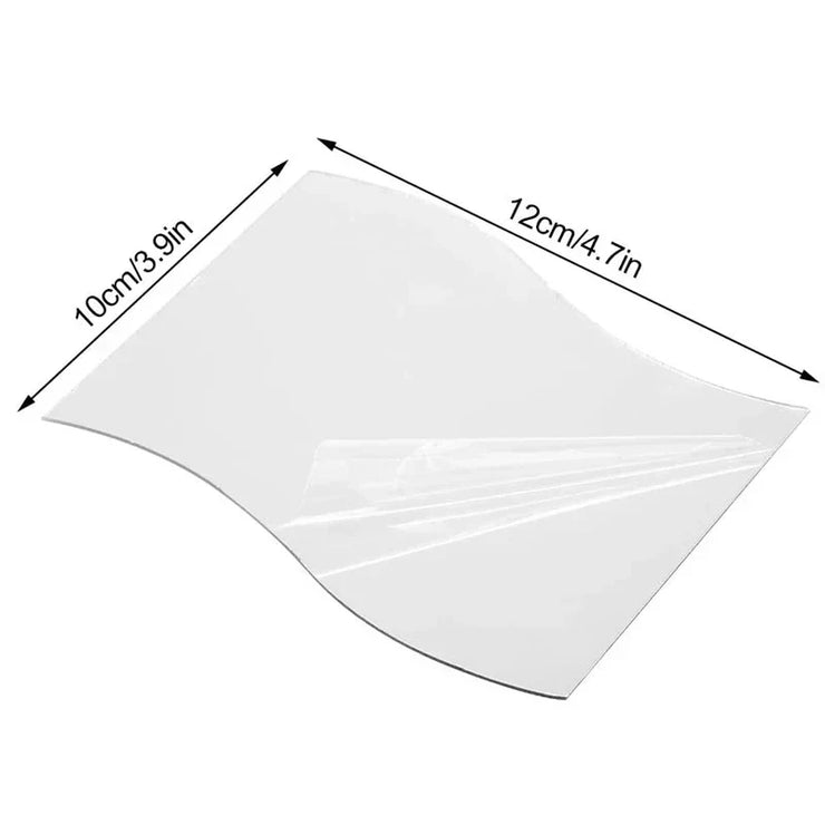 Adhesive Acrylic Mirror Wall Sticker DIY Art Mirror Creative Wave Shape Bathroom Living Room Decor