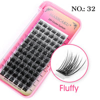 MASSCAKU Natural Volume Primor Material Cluster Lashes Extensions Strong Individual Eyelashes Beauty Salon