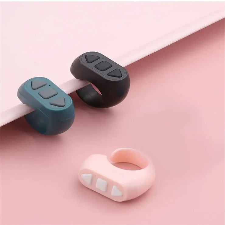 Fingertip Controller Wireless Bluetooth Mobile Selfie Lazy Artifac Tiktok Remote Control Ring Mobile Phone