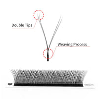 Natural Soft Brazilian Eyelash Premade Volume Fan Lashes Extension