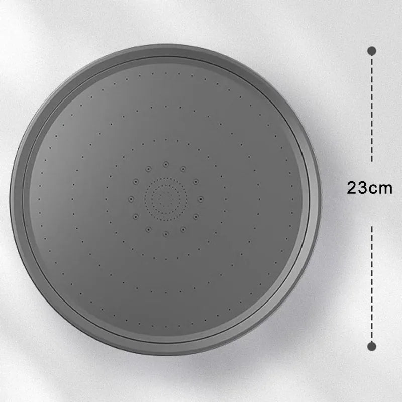 6 Modes Big Panel Large Flow Supercharge Rainfall Shower Head High Pressure Top Rain Shower Faucet Bathroom Accessories