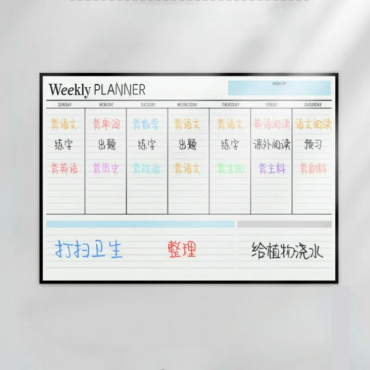 A3 Weekly Planner Whiteboard Memo Message Board