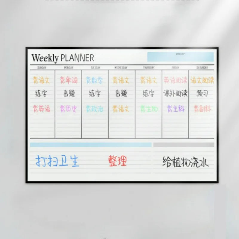 A3 Weekly Planner Whiteboard Memo Message Board