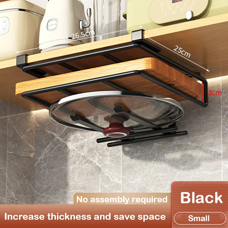 Cabinet Basket Storage Shelf Cutting Board Rack Kitchen Closet Rack