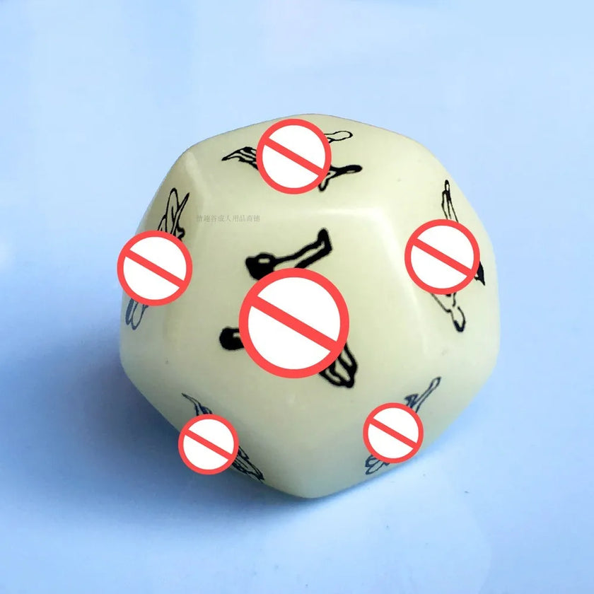 Exotic Dice Love Positions Humour Game Toy Novelty Party Gift Craps Pipe Adults Sex Toys For Couple Noctilucent Games Party Club