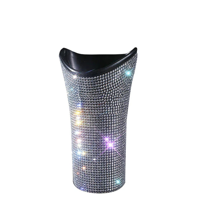 Bling Diamond Car Umbrella Storage Box Multifunctional Organizer Barrel Auto Folding Hanging Water Bottles Rack Umbrella Bucket
