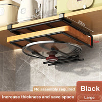 Cabinet Basket Storage Shelf Cutting Board Rack Kitchen Closet Rack