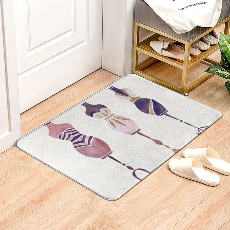 House entrance carpet Home door mat Modern Ground mat bird Nordic style Room Bath mat Foot bathroom
