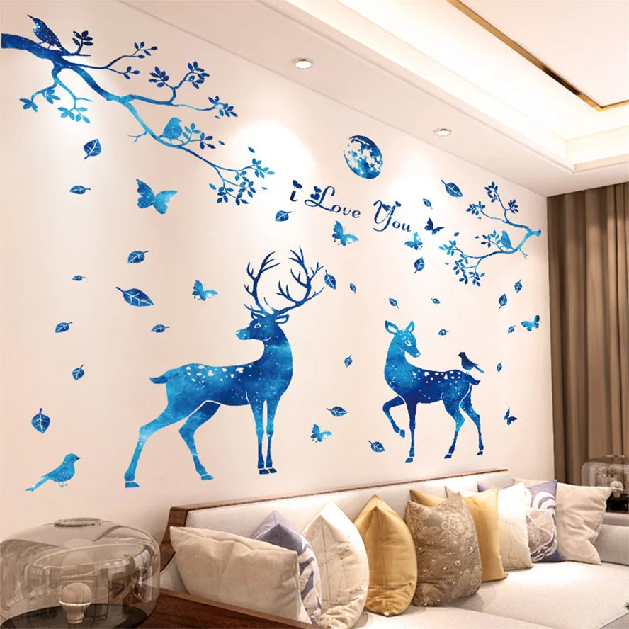 3D Butterfly Flower Colorful Wall Stickers Living Room Decor Bedroom Bathroom Bedside Wall Wallpaper Home Beautify Decoration