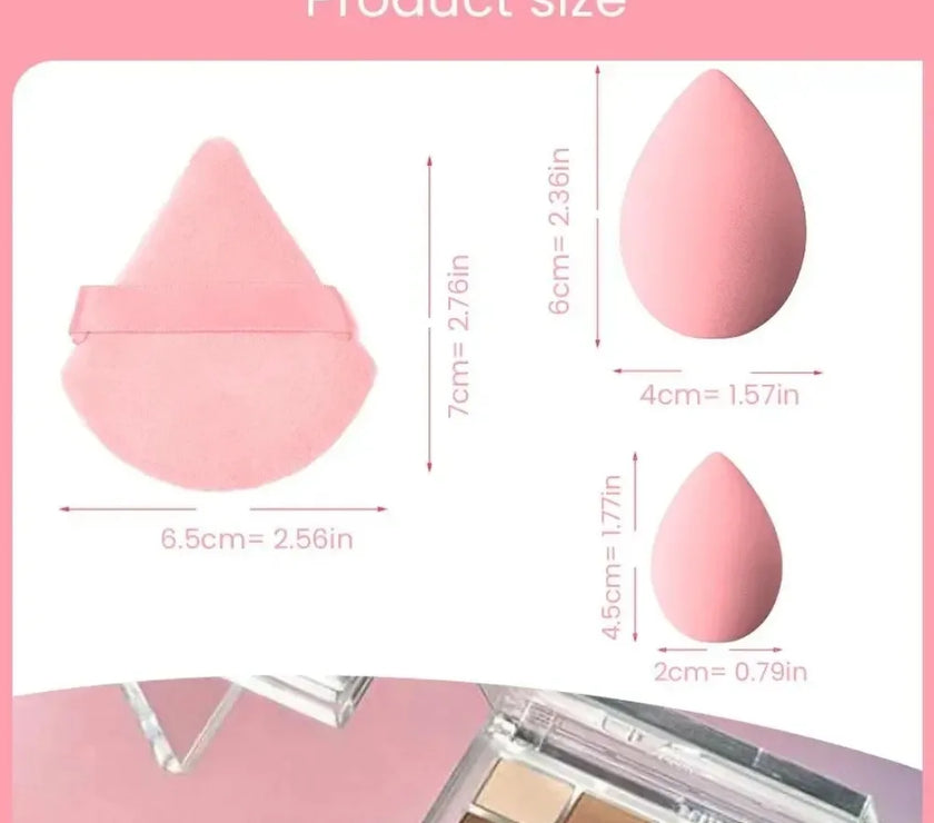 12/14Pcs Makeup Sponge Blender Beauty Egg with Storage Bottle Cosmetic Puff Foundation Sponges Powder Puffs Make Up Accessories