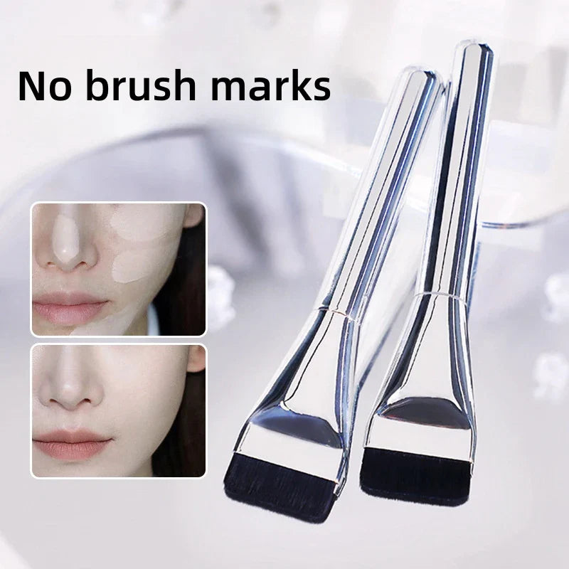 Line Foundation Brush Ultra-thin Traceless Concealer Brush Mask Brush Flat Head